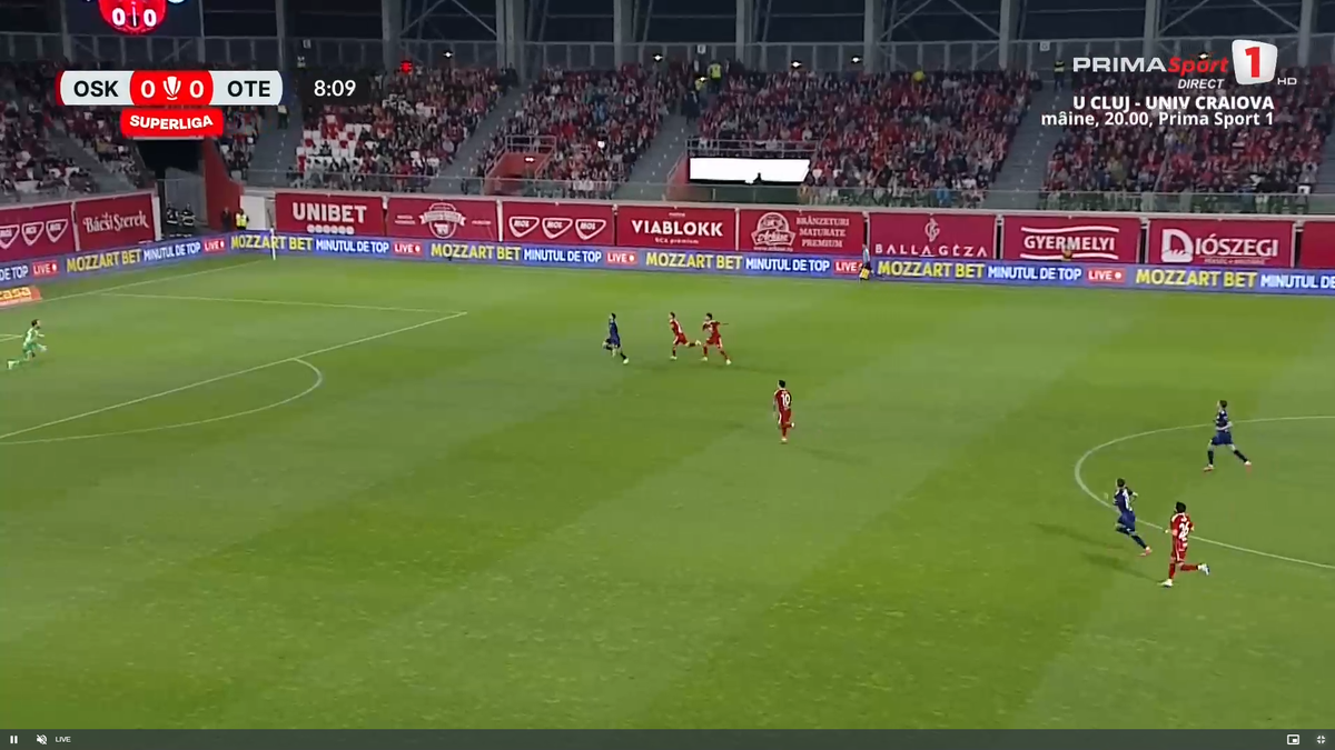 Roland Niczuly a comis al 3-lea penalty în acest sezon de Superliga