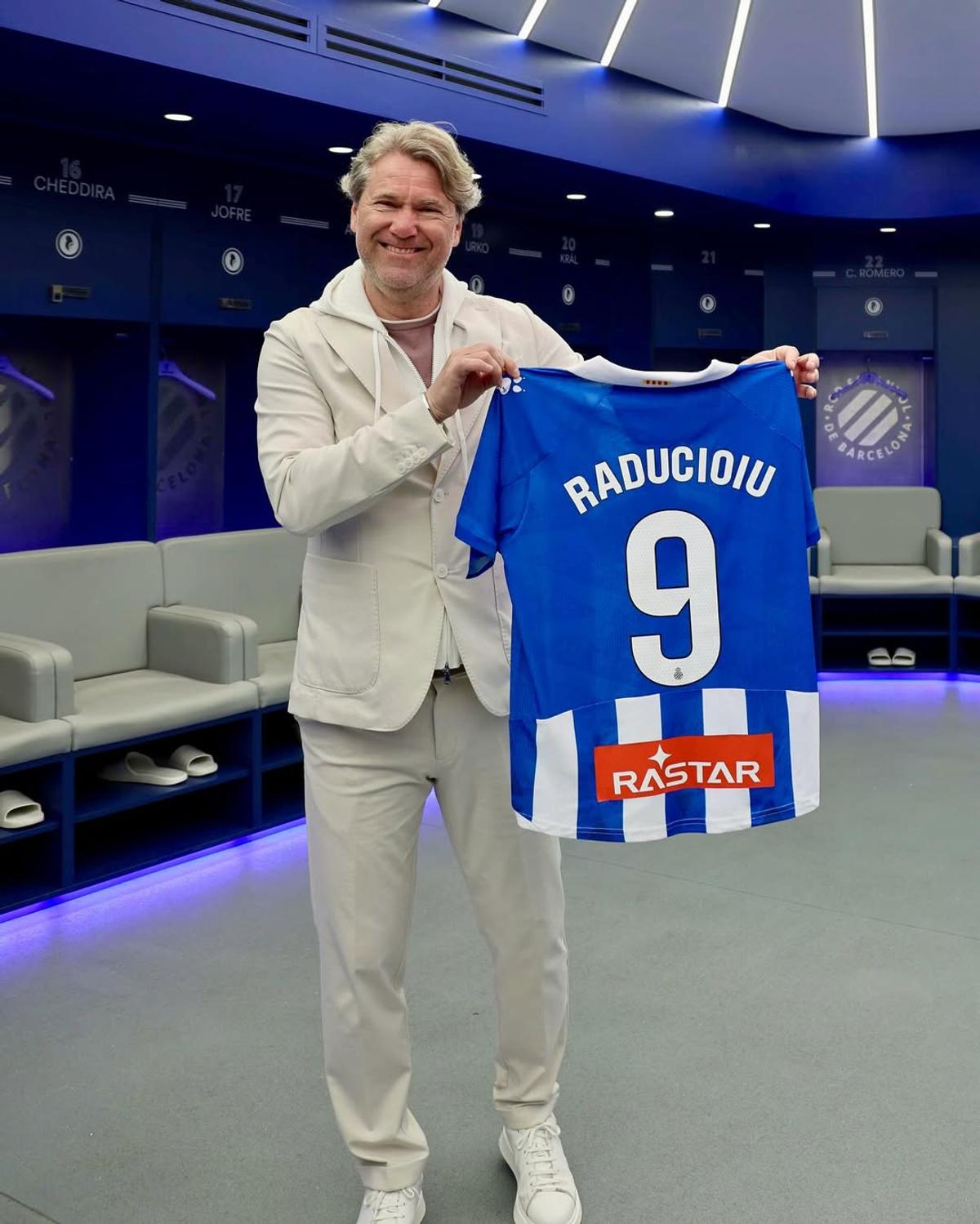 Florin Răducioiu și-a vizitat fosta echipă, Espanyol