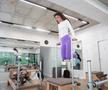 Diana Văduva în sala de Pilates FOTO: Ionuț Iordache (GSP)