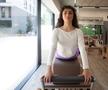 Diana Văduva în sala de Pilates FOTO: Ionuț Iordache (GSP)