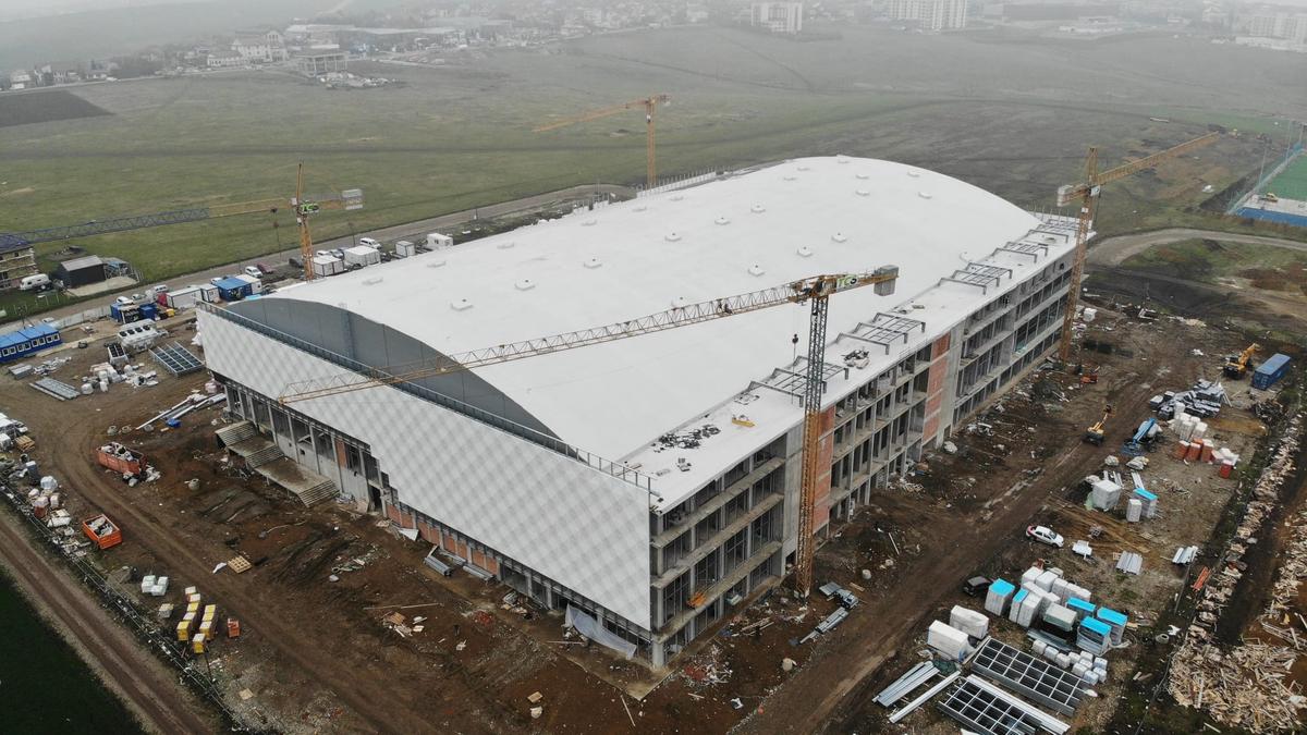 Bijuteria din nord-estul României prinde contur » Arena de 35.000.000 de euro va fi gata în septembrie