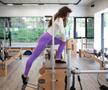 Diana Văduva în sala de Pilates FOTO: Ionuț Iordache (GSP)