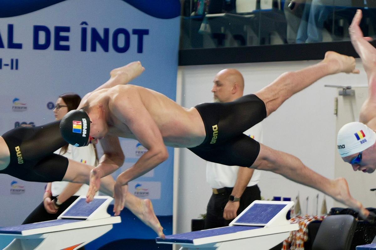 David Popovici, campion național la 100 m liber