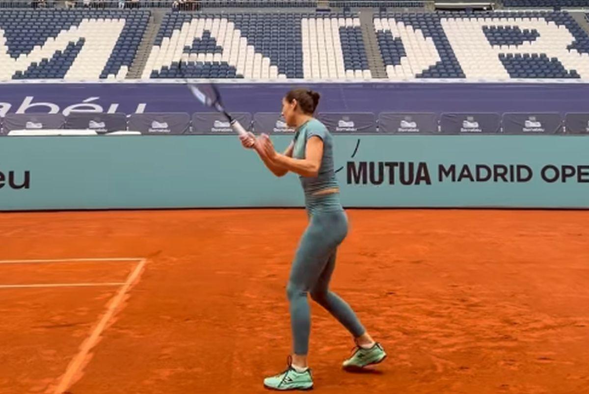Sorana s-a antrenat pe „Bernabeu”, iar colega din circuit nu s-a putut abține: „Ai corpul ideal”