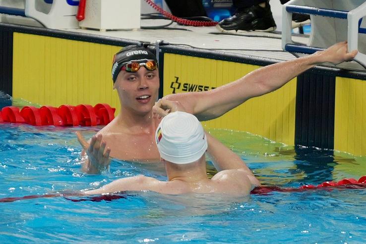 David Popovici, campion național la 100 m liber/Andrei Furnigă (GSP.ro)