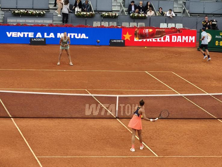 Jaqueline Cristian - Aryna Sabalenka, în turul 3 la Madrid/Foto: Luminița Paul (GSP.ro)