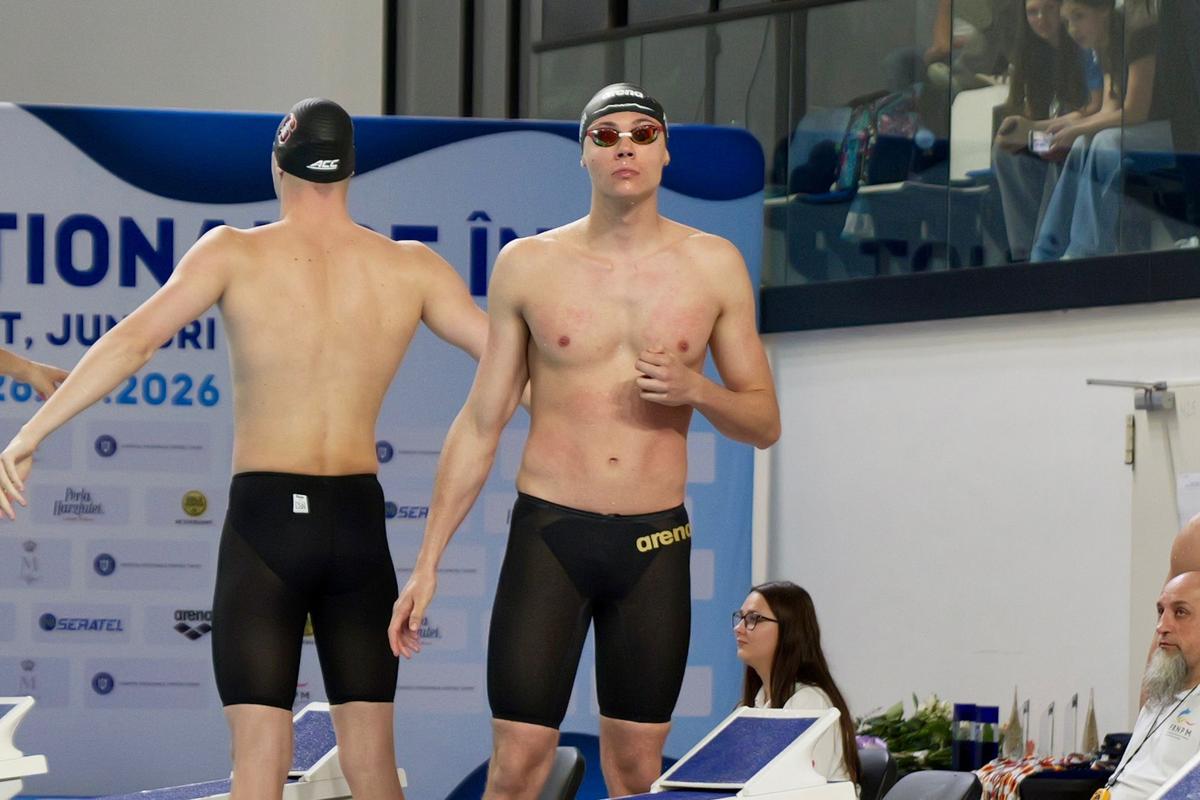 David Popovici, campion național la 100 m liber