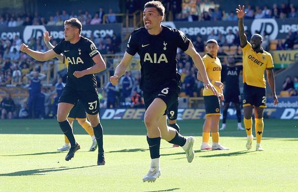 Un gol în prelungiri a readus-o pe Tottenham pe loc retrogradabil! + „Boxerul” Radu Drăgușin