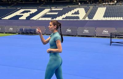 Sorana s-a antrenat pe „Bernabeu”, iar colega din circuit nu s-a putut abține: „Ai corpul ideal”