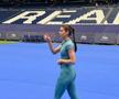 Sorana Cîrstea, la antrenamentul de pe „Bernabeu”