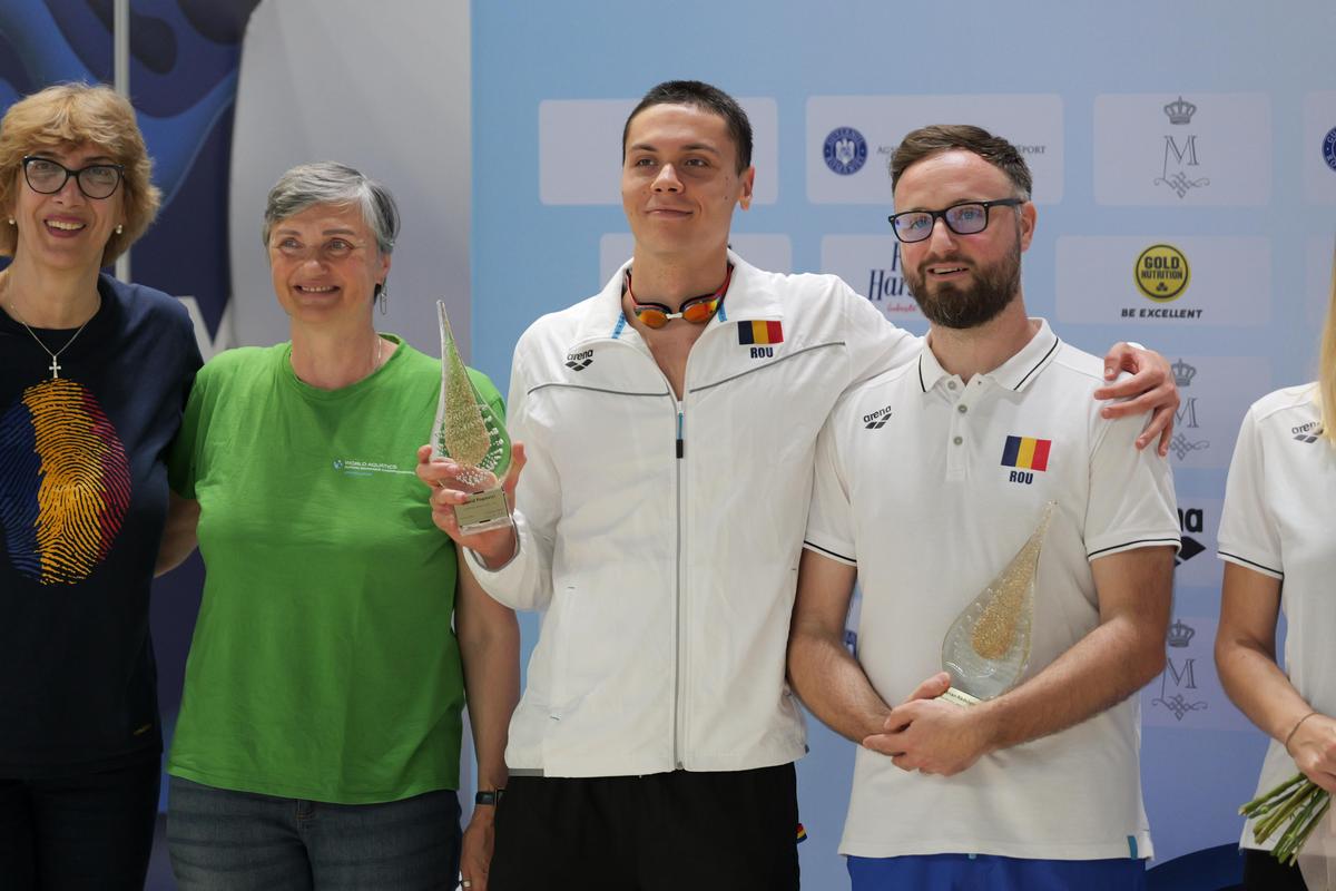 David Popovici, campion național la 100 m liber