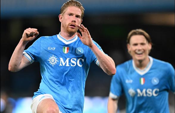 Kevin De Bruyne, gol după șase luni! » Performanță formidabilă pentru jucătorul meciului cu Cremonese