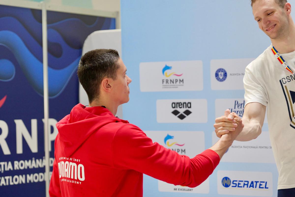 David Popovici, campion național la 100 m liber