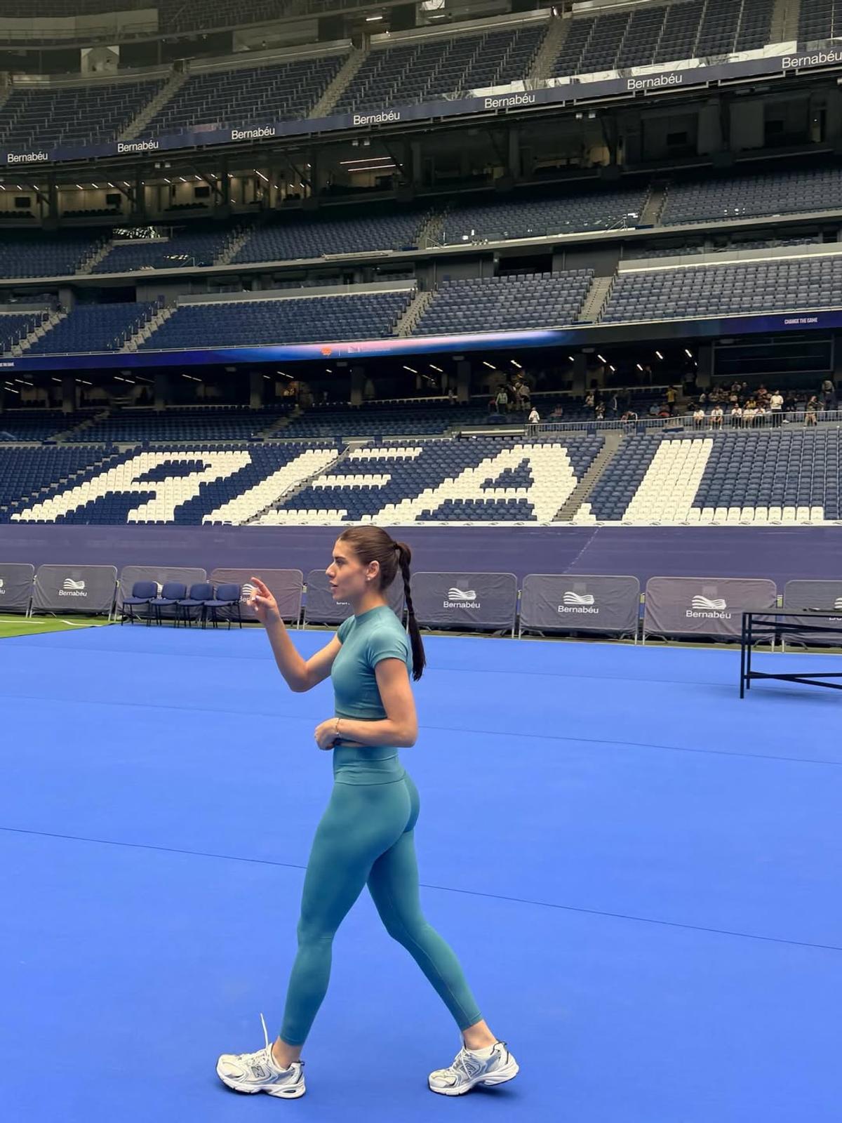 Sorana Cîrstea, antrenament pe „Santiago Bernabeu”