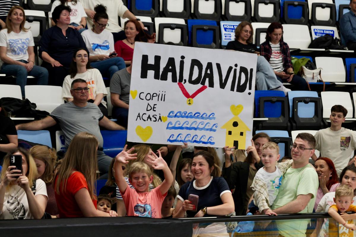 David Popovici, campion național la 100 m liber