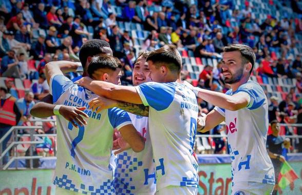 Corvinul Hunedoara a reacționat imediat după Voluntari - Sepsi 2-0! „Misiune îndeplinită!”