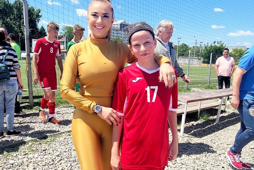 Anamaria Prodan, alături de Laurențiu Reghecampf jr. // foto: Instagram @ anamariaprodanreghecampf