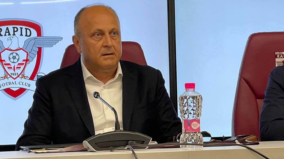 Dan Șucu a fost prezentat la Rapid: „Vom avea un buget de 7 milioane de euro. La anul vom avea 10, peste 2 ani vor fi 14”
