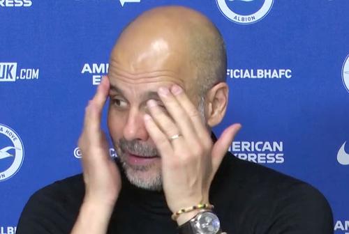 Pep Guardiola a oferit o declarație hilară. Foto: Captură YouTube