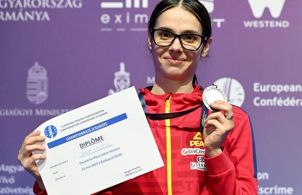 O nouă medalie la Campionatul European U23 de la Budapesta » Sabina Martiș a luat argintul