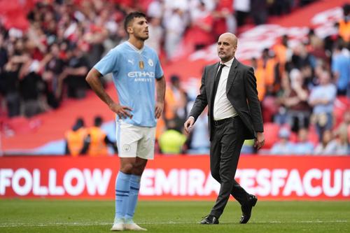 Guardiola nu poate accepta eșecul din Cupa Angliei / Foto: Imago