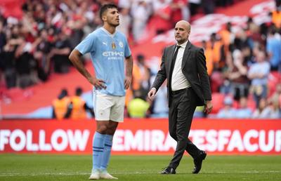 Reacția lui Pep Guardiola după finala pierdută cu Manchester United: „Ne-am chinuit în prima repriză” » Ce le-a spus jucătorilor în vestiar