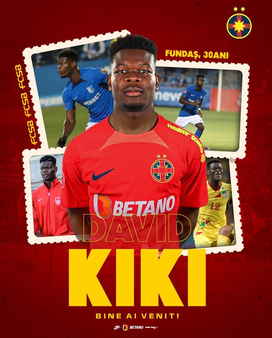 FCSB a oficializat azi primul transfer al verii