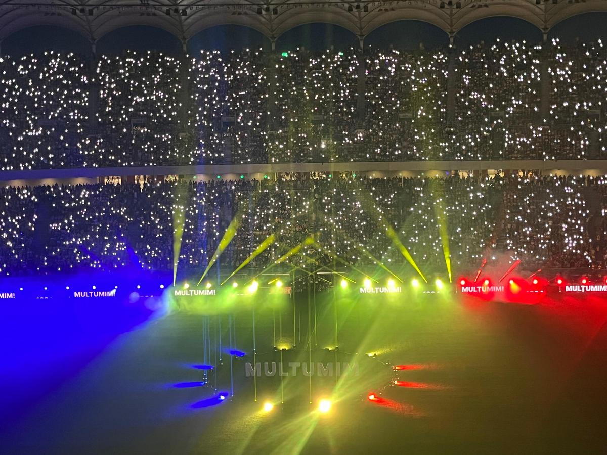 Mai mulți ca niciodată! Nou record de spectatori stabilit pe Arena Națională la meciul de retragere al Generației de Aur