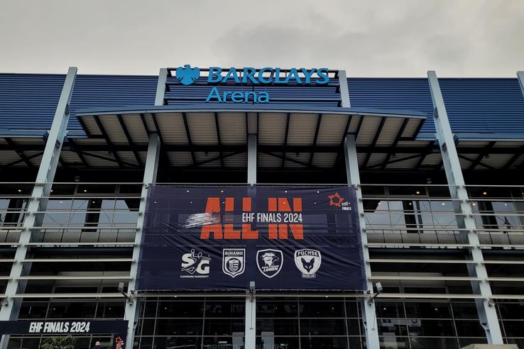 Imagini de la Barclays Arena, înainte de Dinamo - Hamburg / FOTO: Cristi Preda (GSP.ro)