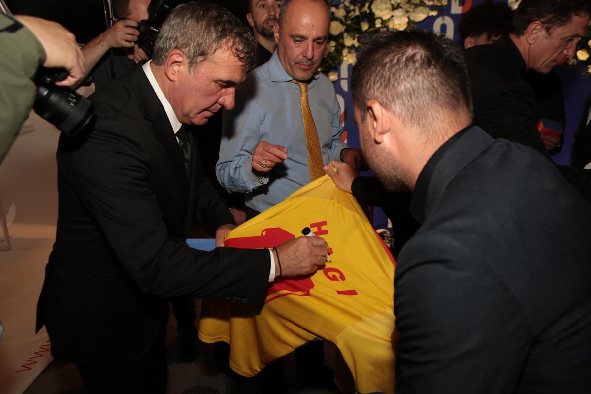 Cristi Borcea și Patrick, la dineul Generației de Aur