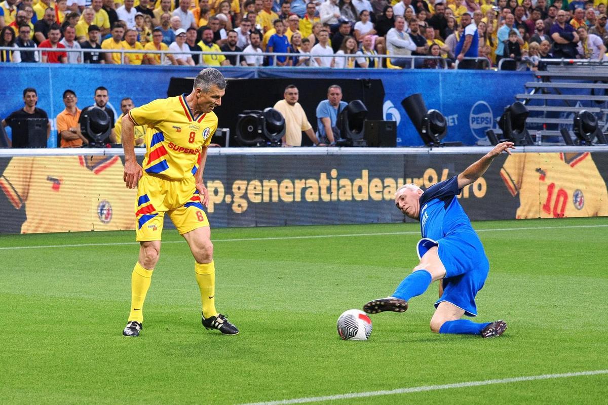 Generația de Aur – Legendele Lumii, meciul de adio al eroilor României » Victorie de senzație pentru „tricolori”! Gheorghe Hagi a făcut spectacol