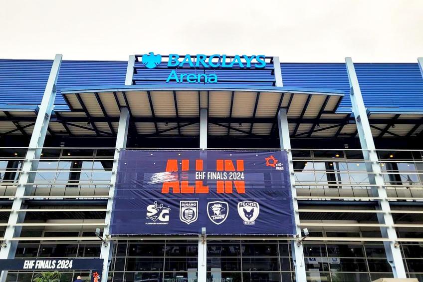 Barclays Arena, înainte de Dinamo - Flensburg / FOTO: Cristi Preda (GSP.ro)