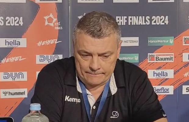 Xavi Pascual, reacție sinceră după ce Dinamo a fost învinsă în semifinalele European League: „Flensburg este o echipă mai bună”