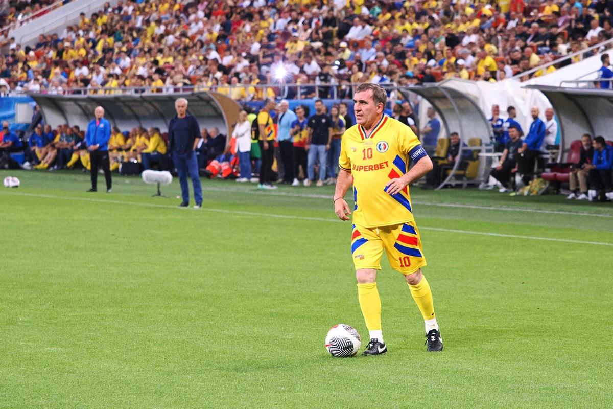 Generația de Aur – Legendele Lumii, meciul de adio al eroilor României » Victorie de senzație pentru „tricolori”! Gheorghe Hagi a făcut spectacol