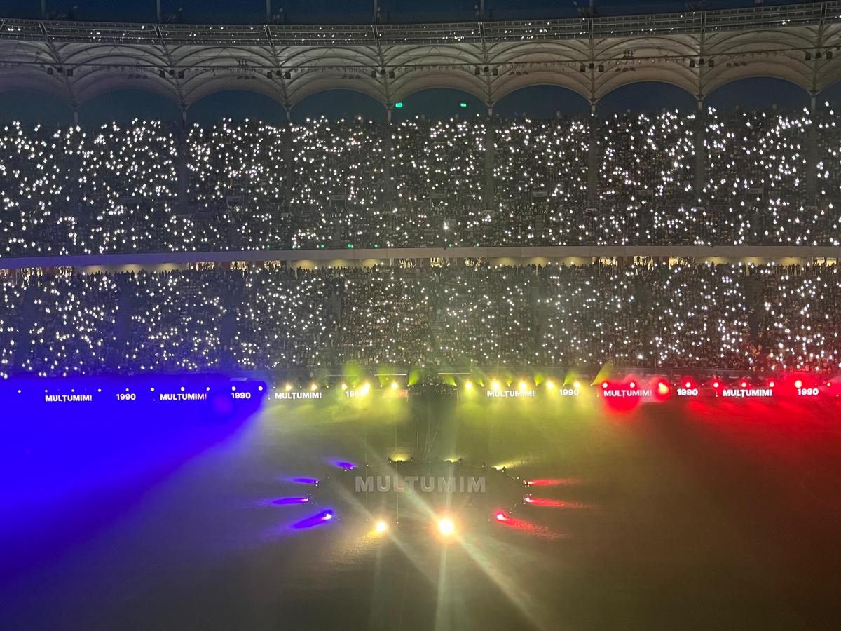 Mai mulți ca niciodată! Nou record de spectatori stabilit pe Arena Națională la meciul de retragere al Generației de Aur