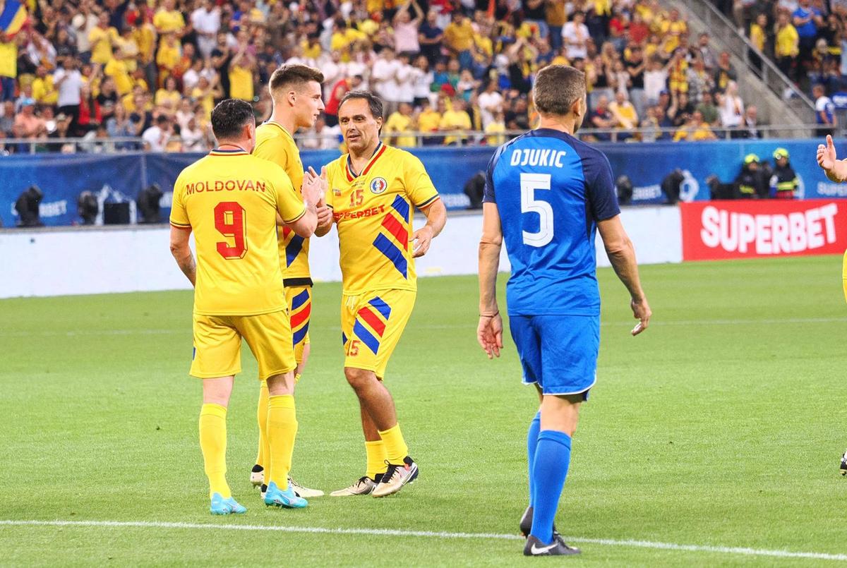 Generația de Aur – Legendele Lumii, meciul de adio al eroilor României » Victorie de senzație pentru „tricolori”! Gheorghe Hagi a făcut spectacol