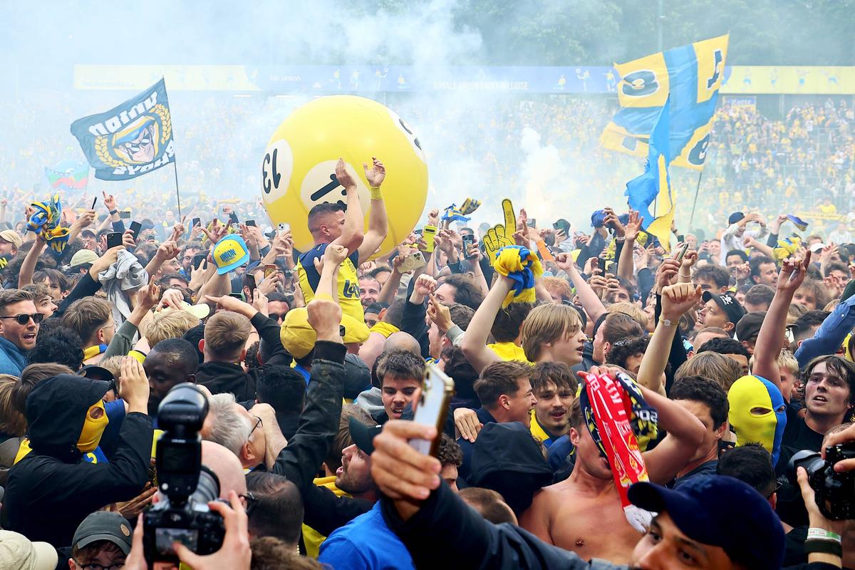 Imagini antologice de la sărbătoarea de titlu a celor de la Union Saint-Gilloise