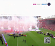 Liverpool a primit trofeul de campioană în Premier League, foto: captură Digi Sport