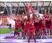 Liverpool a primit trofeul de campioană în Premier League, foto: captură Digi Sport