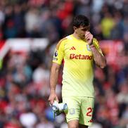 Emiliano Martinez, cartonaș roșu în Manchester United - Aston Villa, foto: Getty Images
