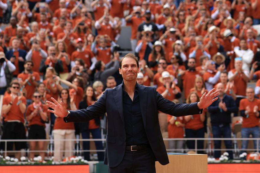 Rafael Nadal, omagiat la Roland Garros printr-o ceremonie emoționantă/Foto: Getty Images