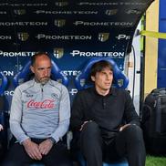 De la stânga la dreapta, Lele Oriali, secundul Cristian Stellini și Antonio Conte. Foto: Imago