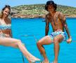 Axel Witsel este căsătorit cu o româncă, Raffaela Szabo. Foto: Instagram