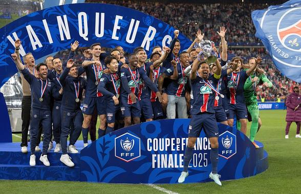 PSG a cucerit Cupa Franței și atacă tripla istorică. Lyon profită: merge în Europa League!