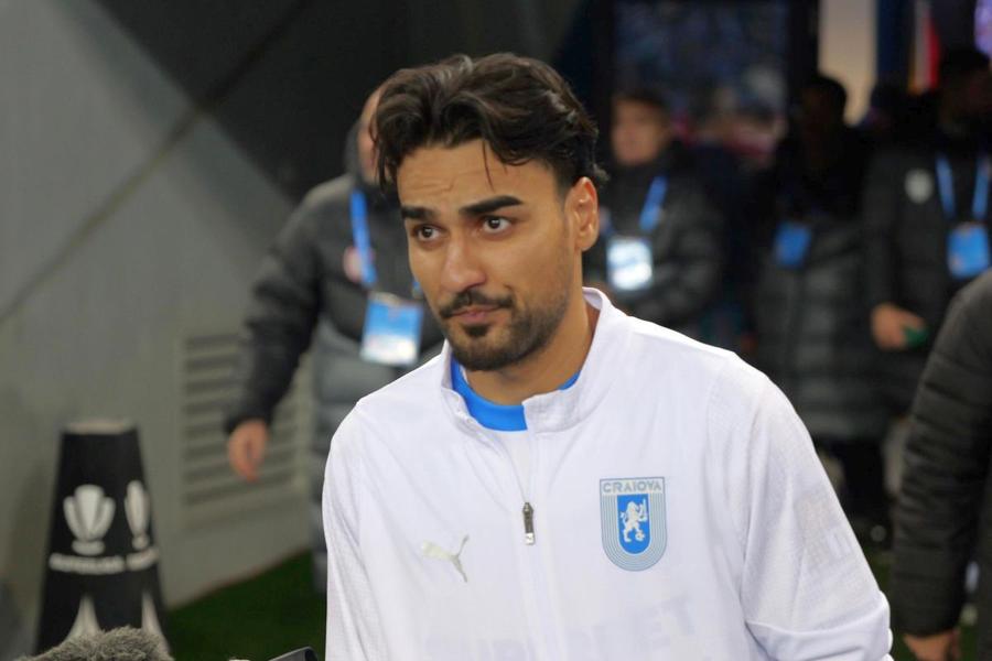 Ștefan Baiaram/ foto Andrei Furnigă (GSP) Scouterii din străinătate au venit să-l vadă pe jucătorul Craiovei la debutul în Liga Campionilor: „Deosebit de interesant, profilul lui amintește de Thorgan Hazard”