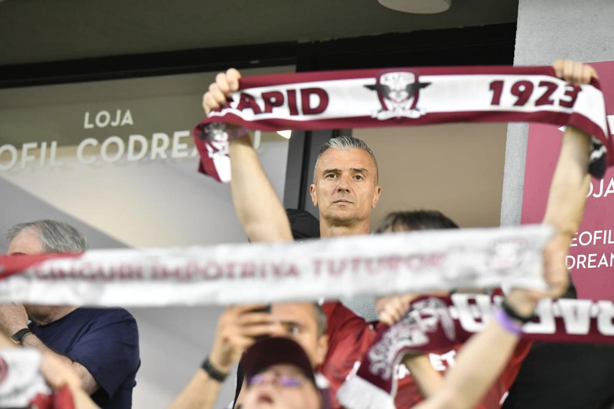 Daniel Pancu, prima apariție în Giulești, după ce s-a înțeles cu Rapid