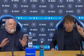 Înainte să plece de la Napoli, Antonio Conte s-a contrat cu De Laurentiis în direct
