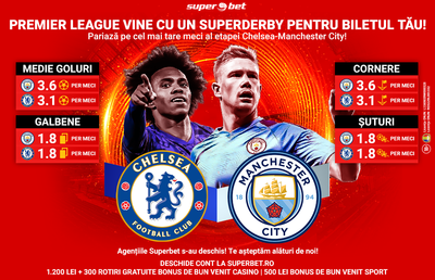 Vezi cele mai bune Pariuri Speciale pentru Chelsea-Manchester City!