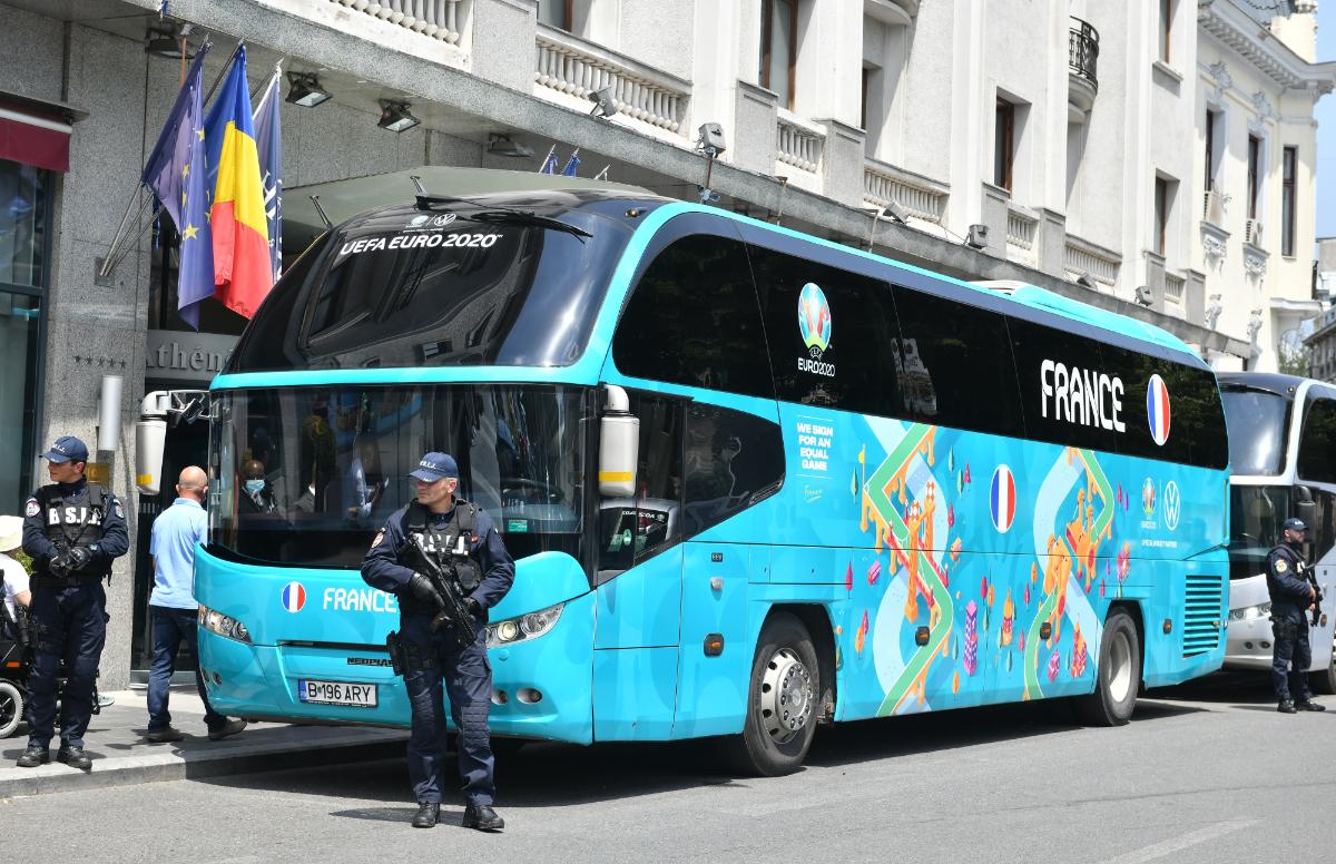 Franța - sosire România, Euro 2020