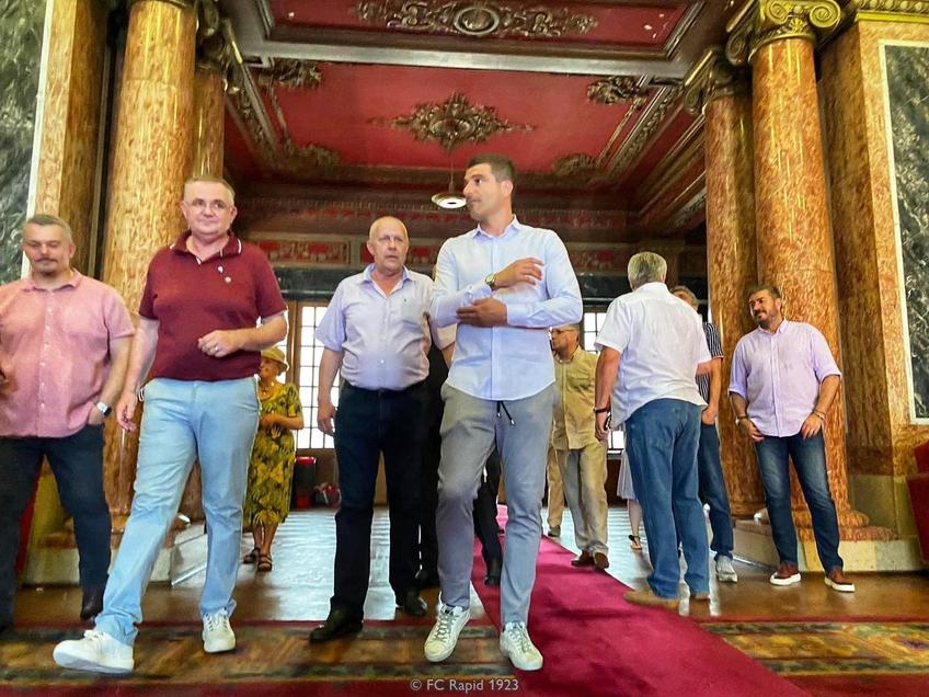 Rapid a sărbătorit astăzi 98 de ani de la înființare. Petrecerea la care au participat multe din gloriile clubului a avut loc la câțiva pași de noua arenă din Giulești.